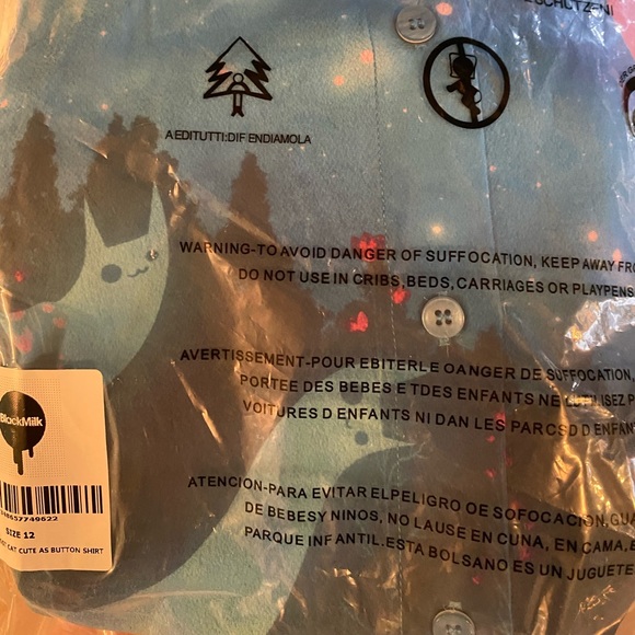 Blackmilk “Kitty Parade Cute As A Button Shirt”
Size 12 Aust/8 US NWT Cats Ghost - Picture 11 of 14